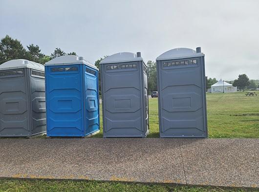 we offer custom branding options for our special event restrooms so you can showcase your company or event's message